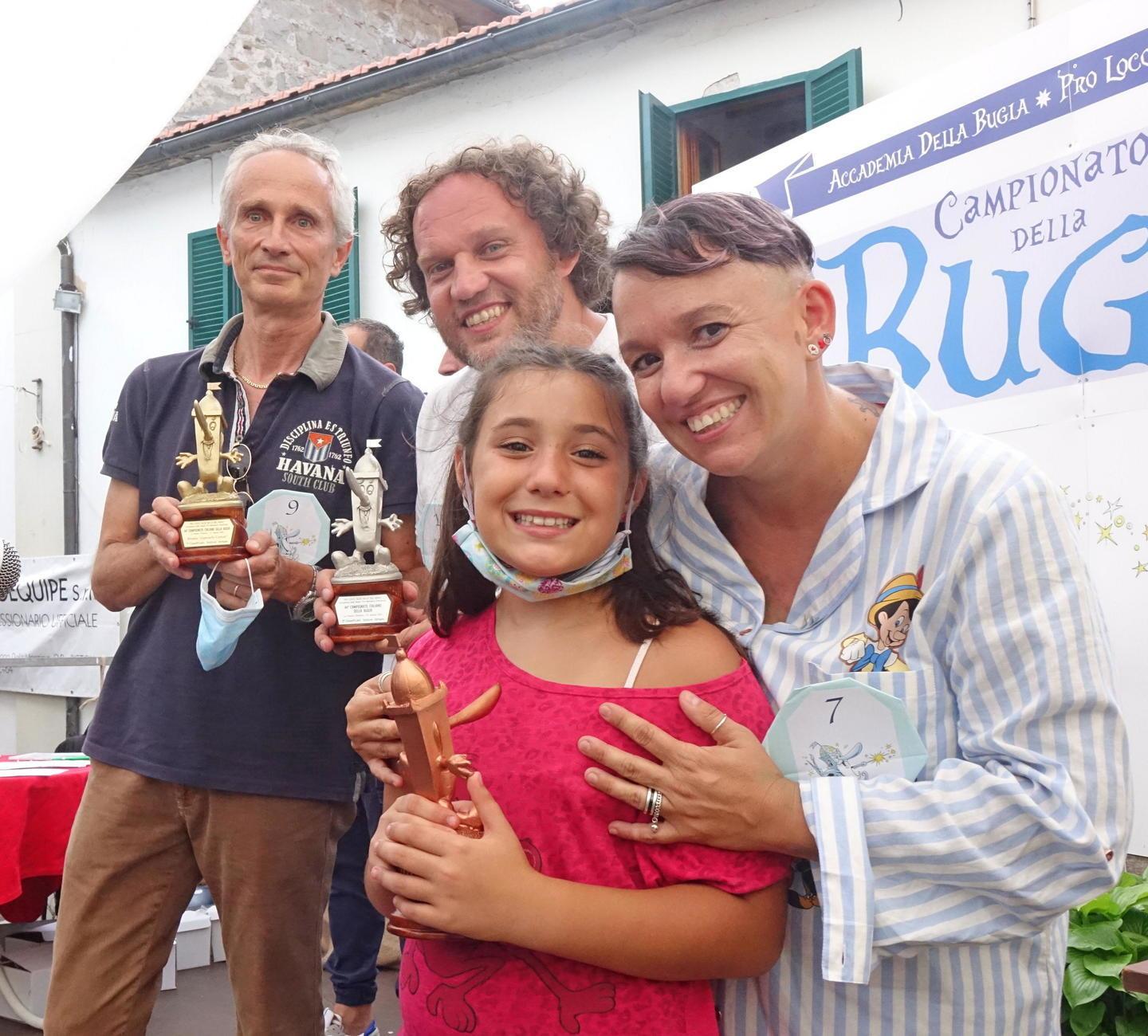 Foto di gruppo per i vincitori