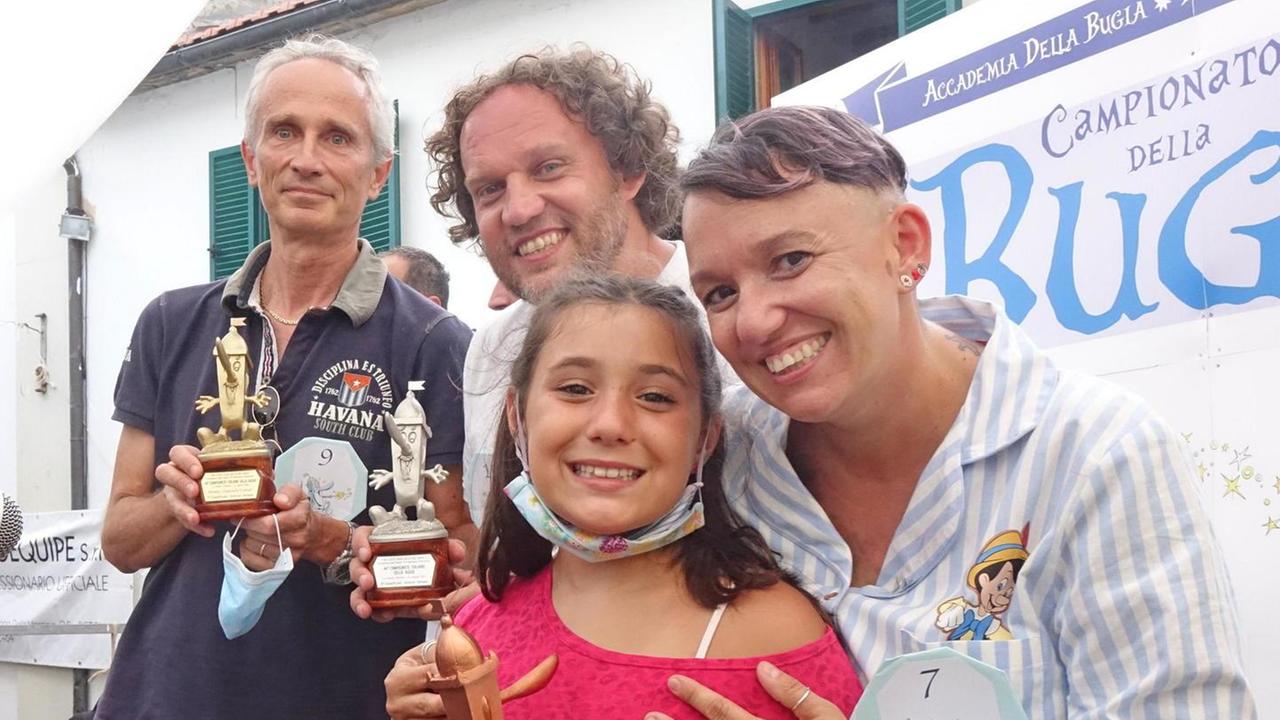 Foto di gruppo per i vincitori
