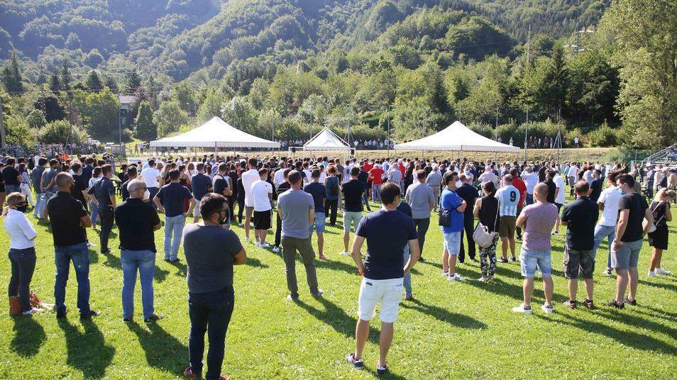 Tutta la montagna ieri si è fermata per l’ultimo saluto a Davide Scaruffi
