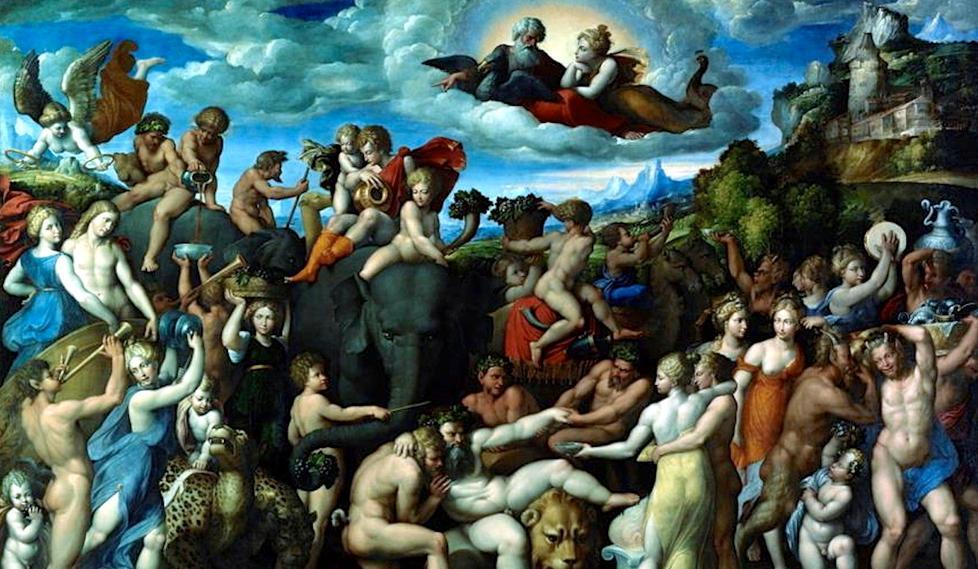 L’opera di Garofalo su disegno di Raffaello “Trionfo di Bacco”, bellezza in casa d’Este 
