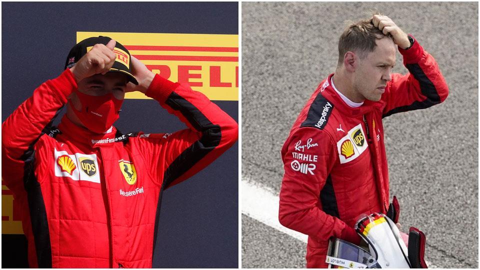 Charles Leclerc e Sebastian Vettel