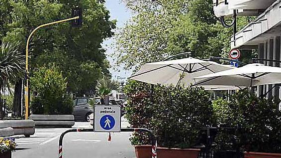 Uno scorcio di via Rinchiosa