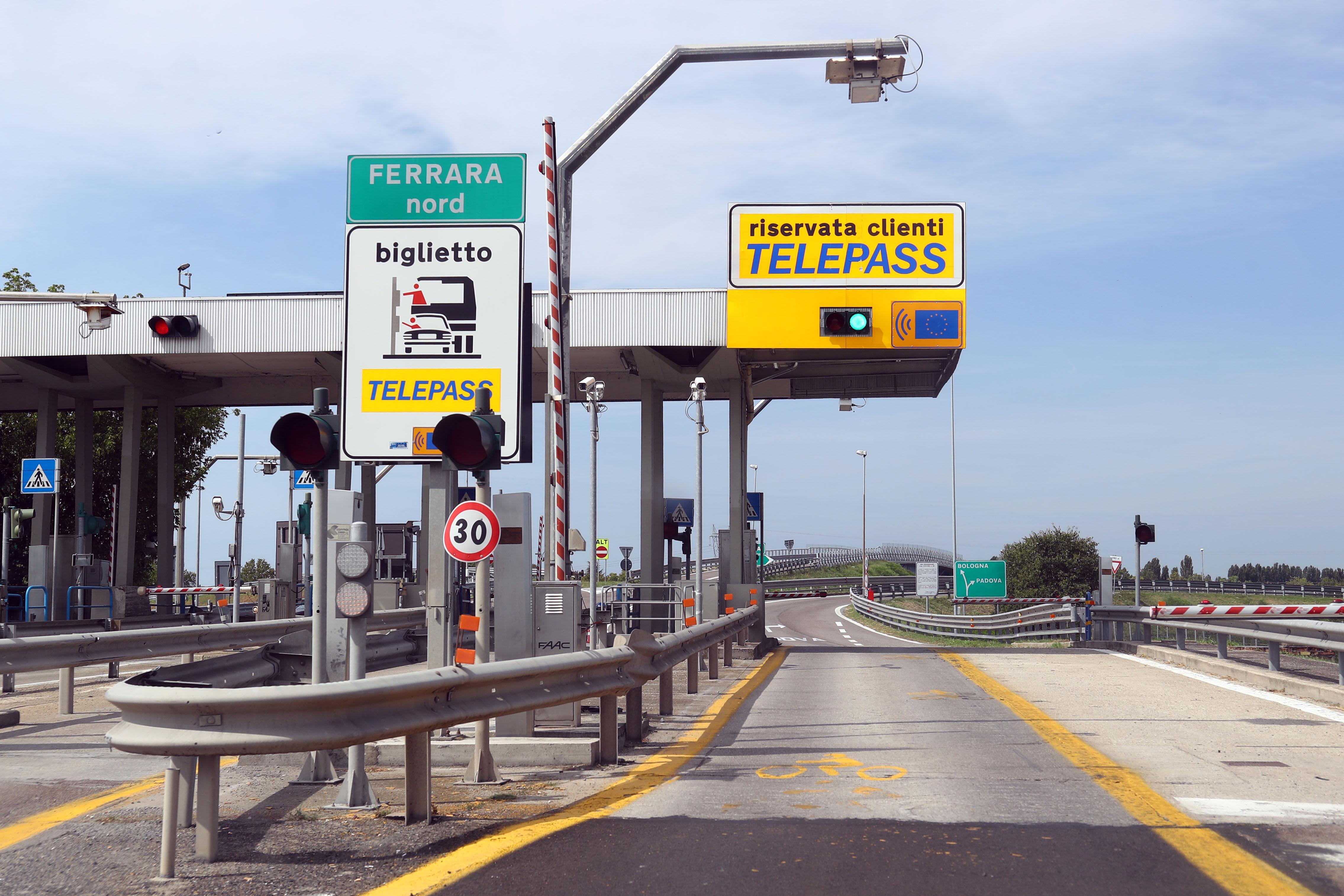 Ferrara Nord sulla A13: casello chiuso dalle 22 