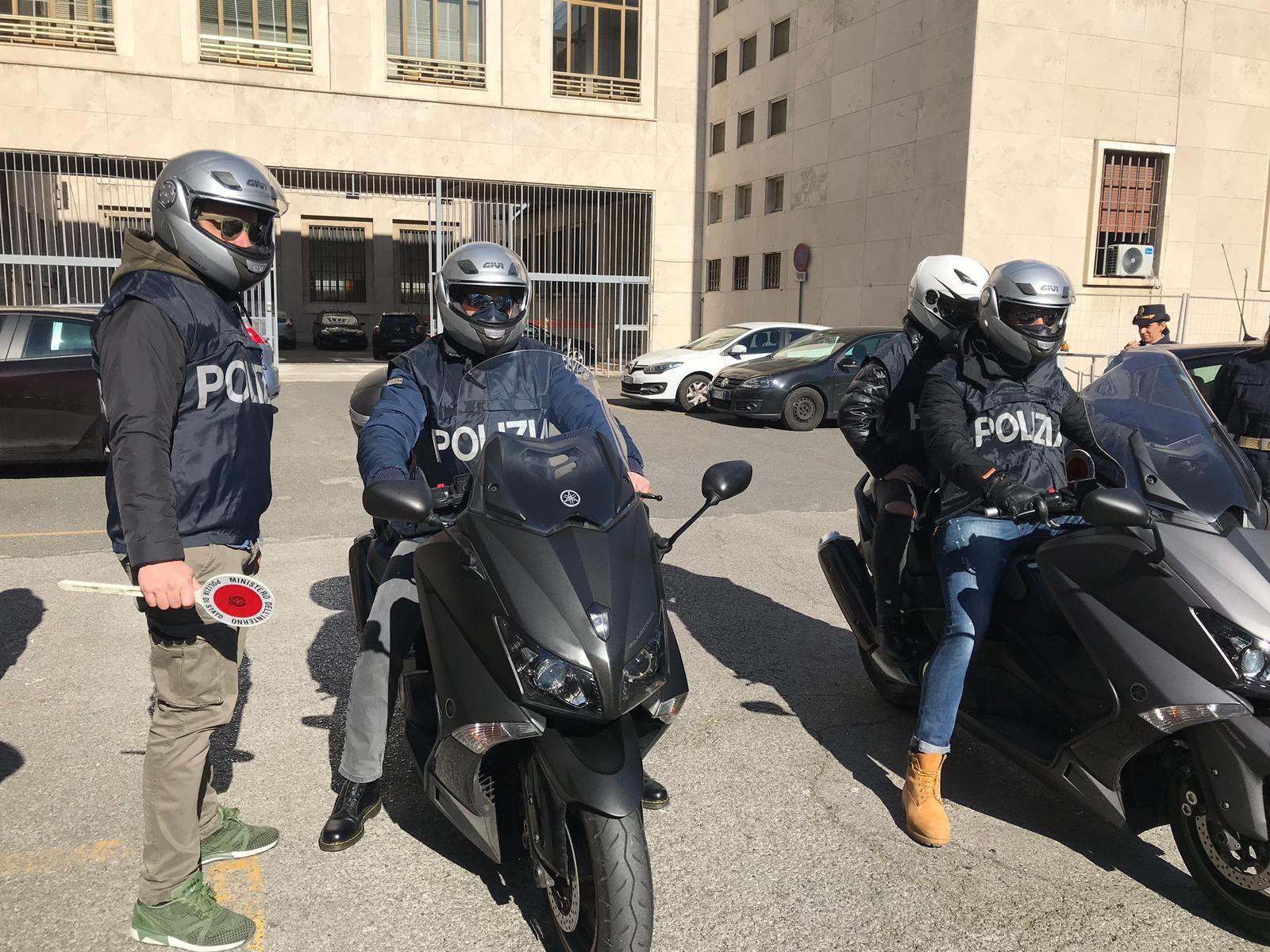 I Falchi della Squadra mobile della questura