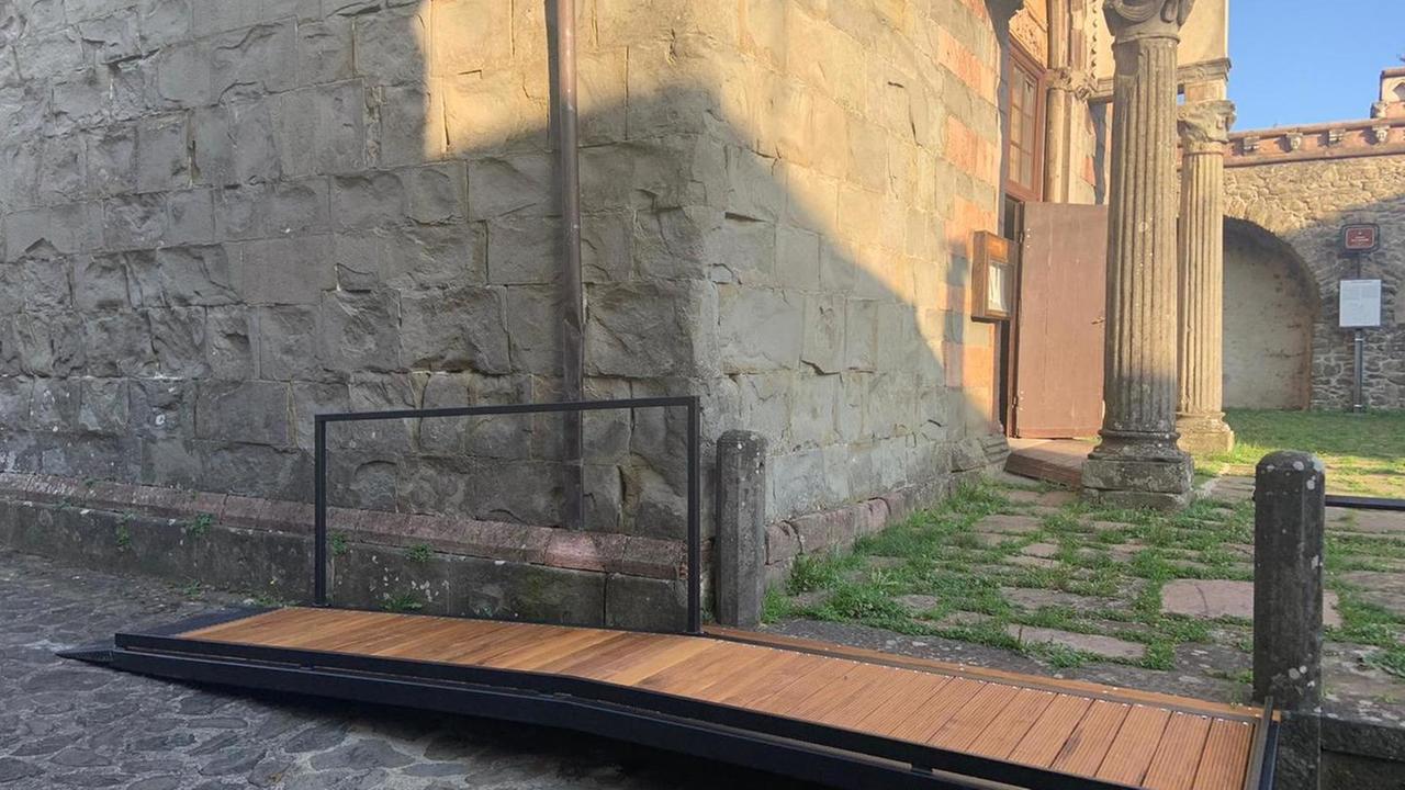 Anche l’antica chiesa di San Michele ora è accessibile a tutti
