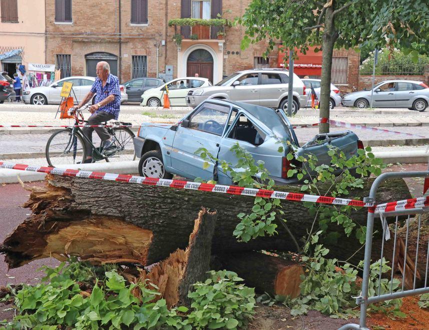 Ferrara, danni a decine di auto per il maltempo: ma ottenere il rimborso non è sempre semplice 