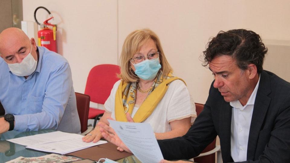 La conferenza stampa a Palazzo Gambacorti