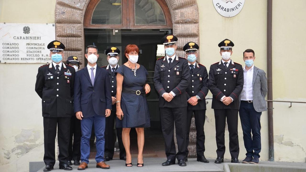 Il nuovo questore in visita al comando dei carabinieri