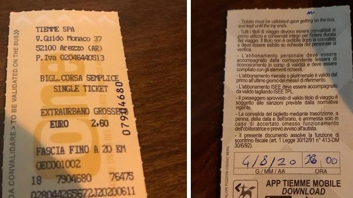 Scrive l’orario di salita e poi lo perfeziona Quindicenne multato