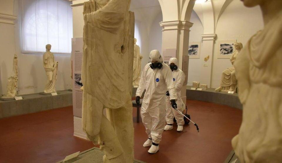 Museo e Biblioteca sanificati dai militari del Savoia Cavalleria