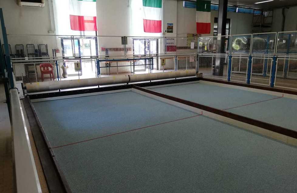 Lavori alla Bocciofila