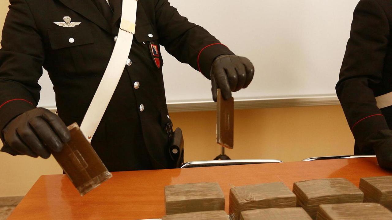 Un maxi sequestro di droga (foto d’archivio)