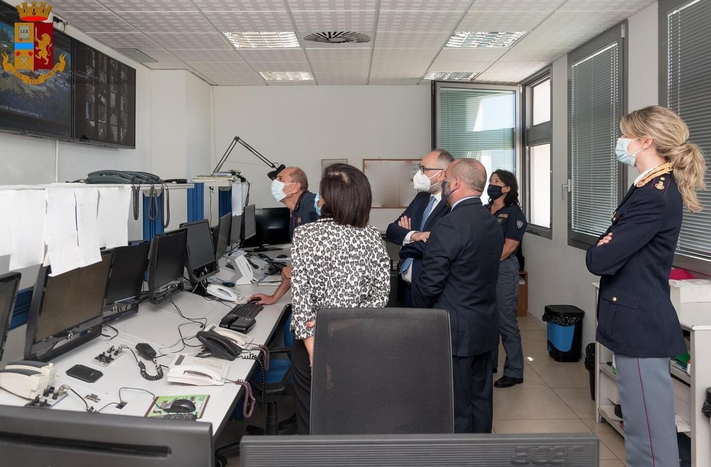 Il prefetto in sala operativa