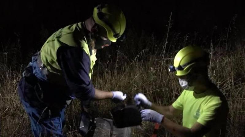 Gli operatori di Palazzi si esercitano in notturna