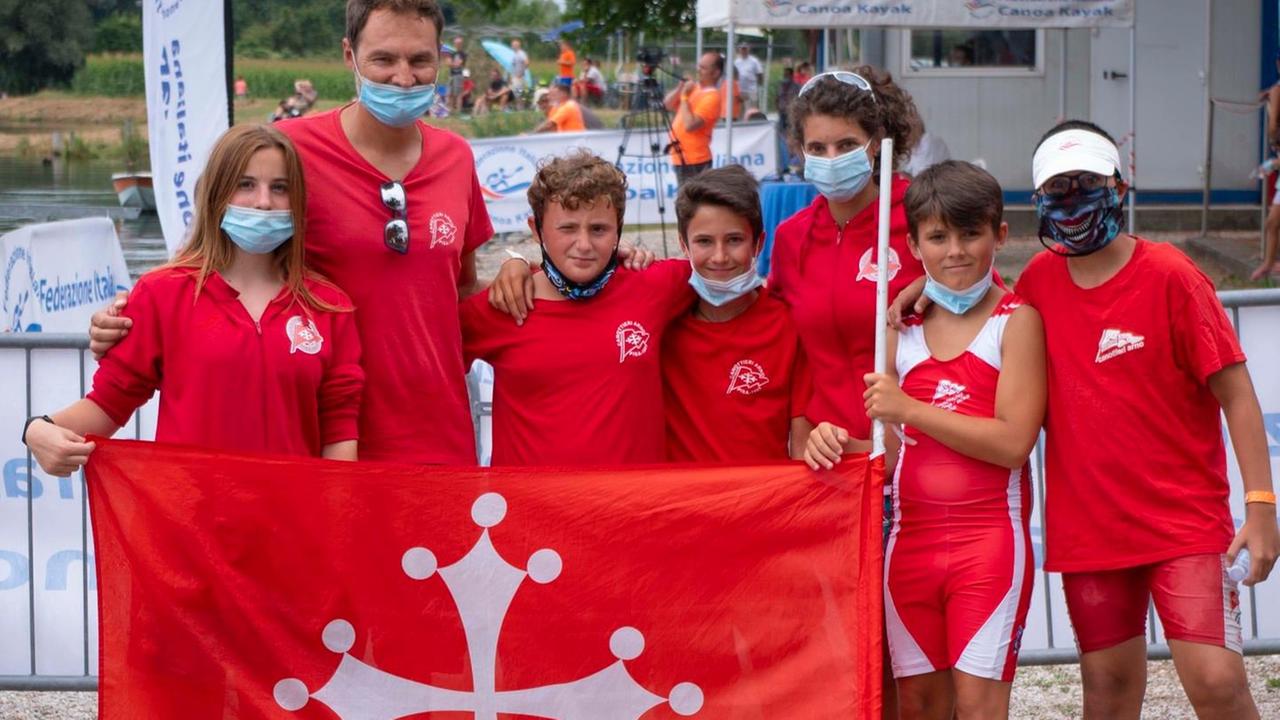 La Canottieri Arno fa sul serio Burchi sul podio nel K1 4.20