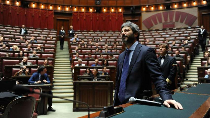 Il presidente della Camera Roberto Fico