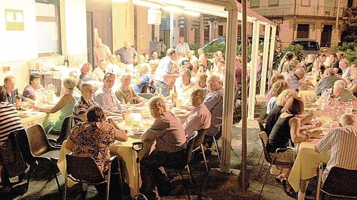 Un'edizione passata della Cena dei poveri a San Paolo