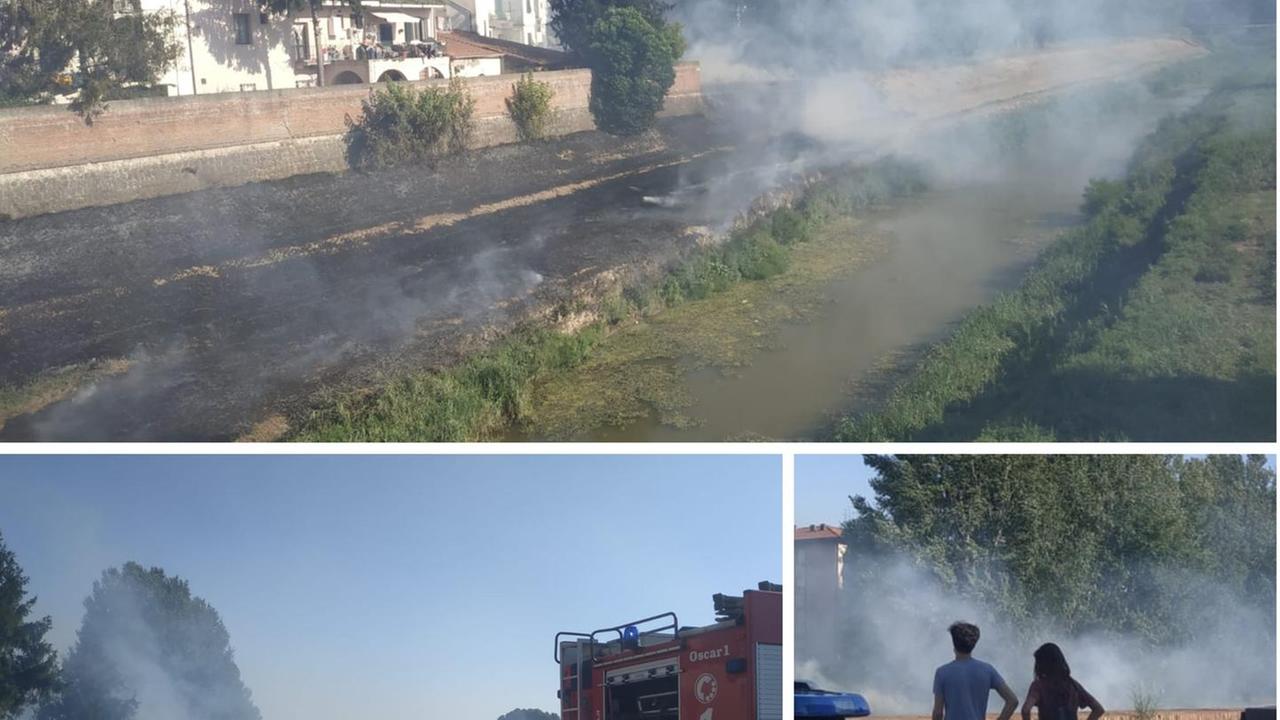 In fiamme l’argine dell’Era