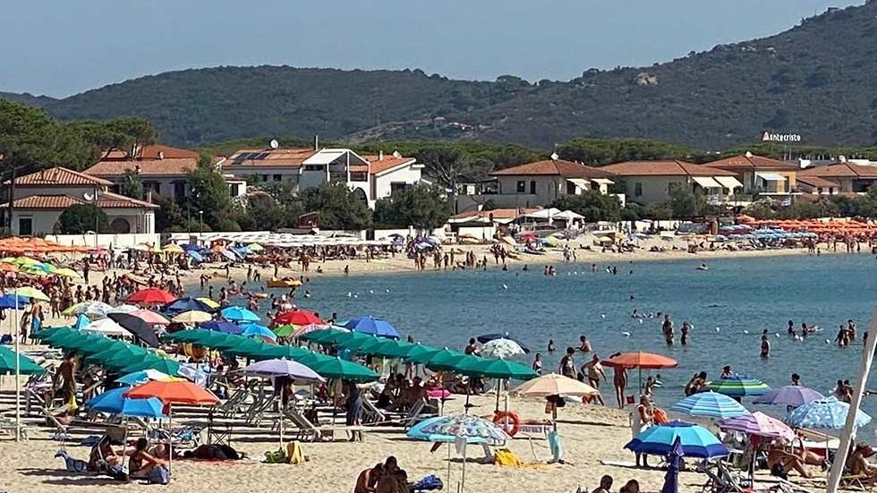 La spiaggia di Marina di Campo