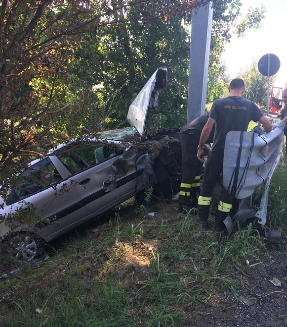 I vigili del fuoco sull'incidente di Boretto