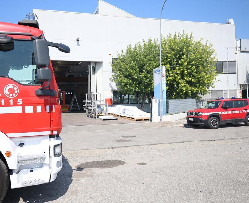 I vigili del fuoco alla Clevertech