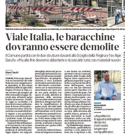 La giunta ci ripensa «Le baracchine non le demoliamo» Ma il degrado resiste 