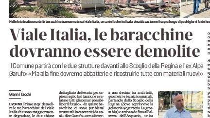 La giunta ci ripensa «Le baracchine non le demoliamo» Ma il degrado resiste