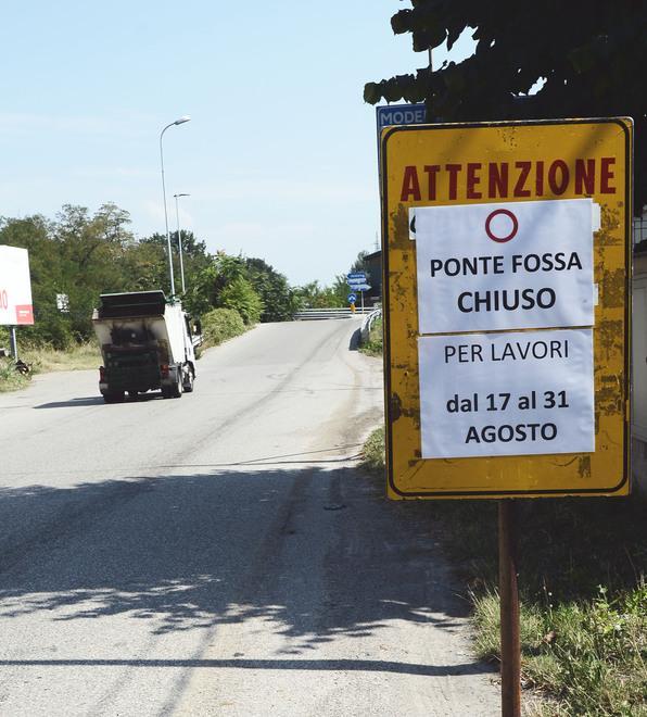Formigine e Fiorano in tandem: via ai lavori sul ponte del Fossa 