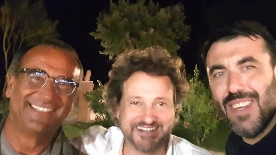 Tappa a Bolgheri per Leonardo Pieraccioni e Carlo Conti