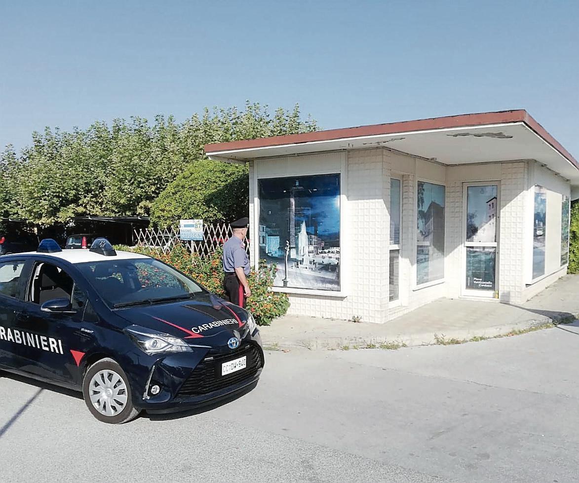 I rilievi dei carabinieri