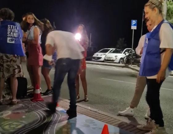 I test in strada dell'Acat Versilia: allarme alcol per i più giovani 