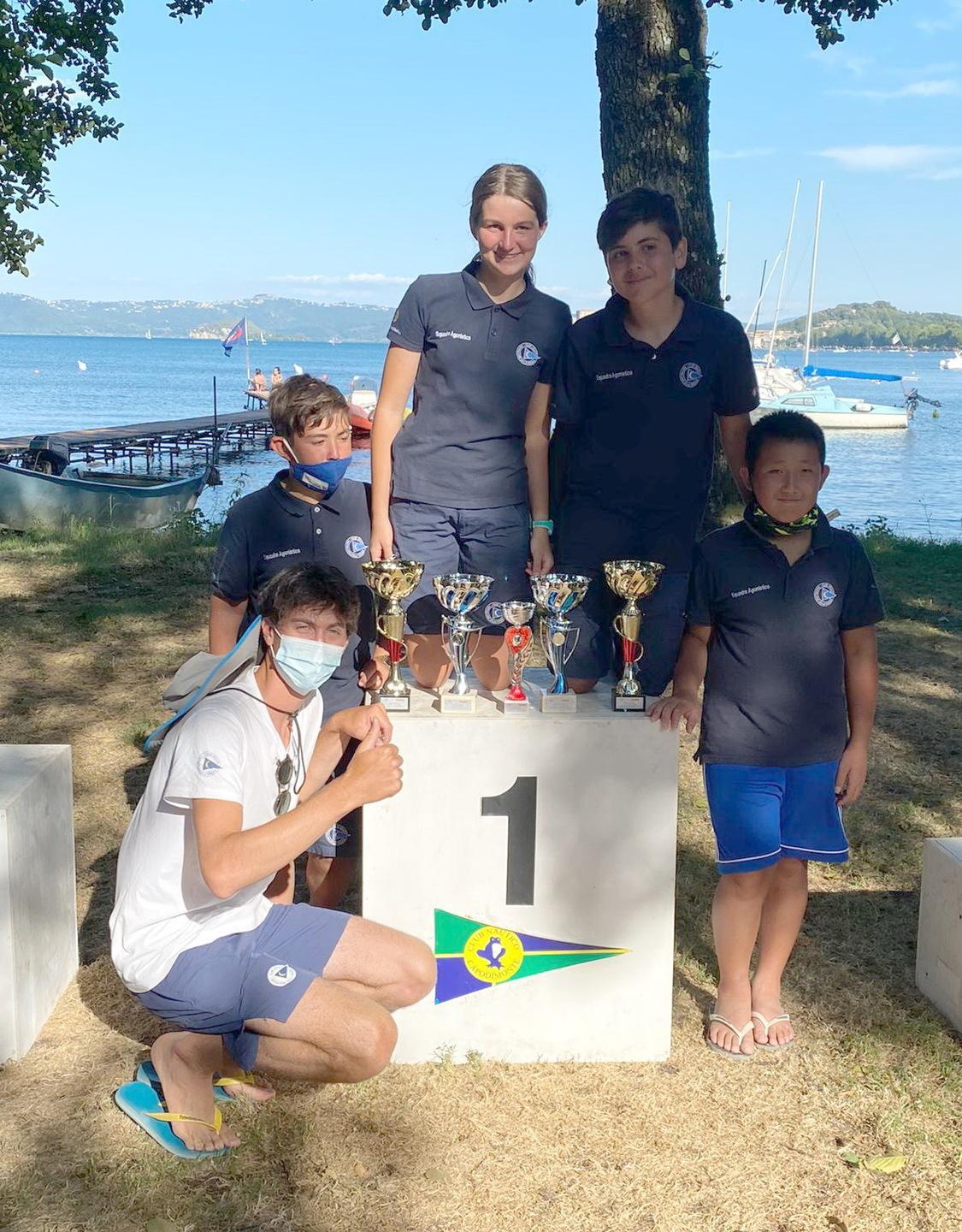 Quattro assi del club di Castiglione della Pescaia sul podio al Lago di Bolsena