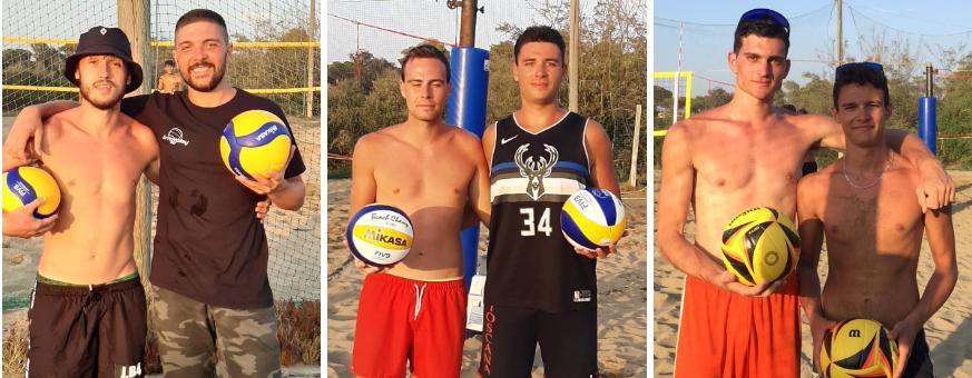 24 squadre al bagno La Pace Seminara e Falaschi battono in finale Consani e Lenzi nel torneo 2x2 di beach 