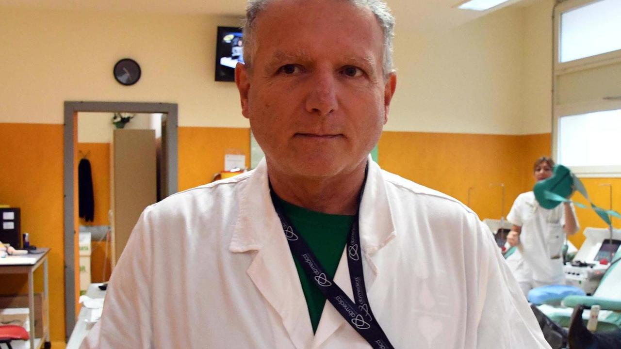 Fabrizio Niglio, che va a dirigere l’Immunoematologia di Pisa e Livorno
