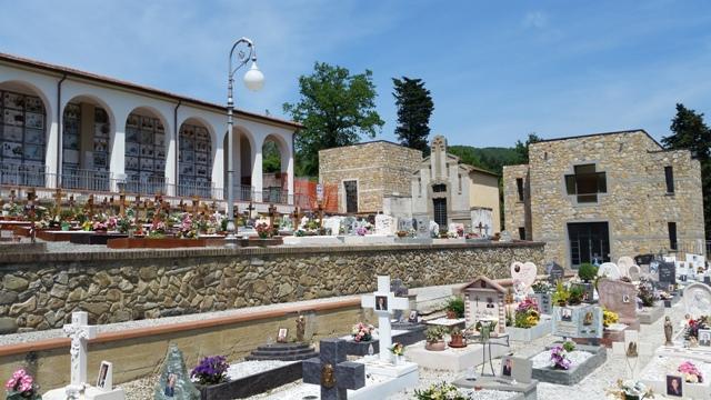 Il cimitero della Rocca a Montemurlo