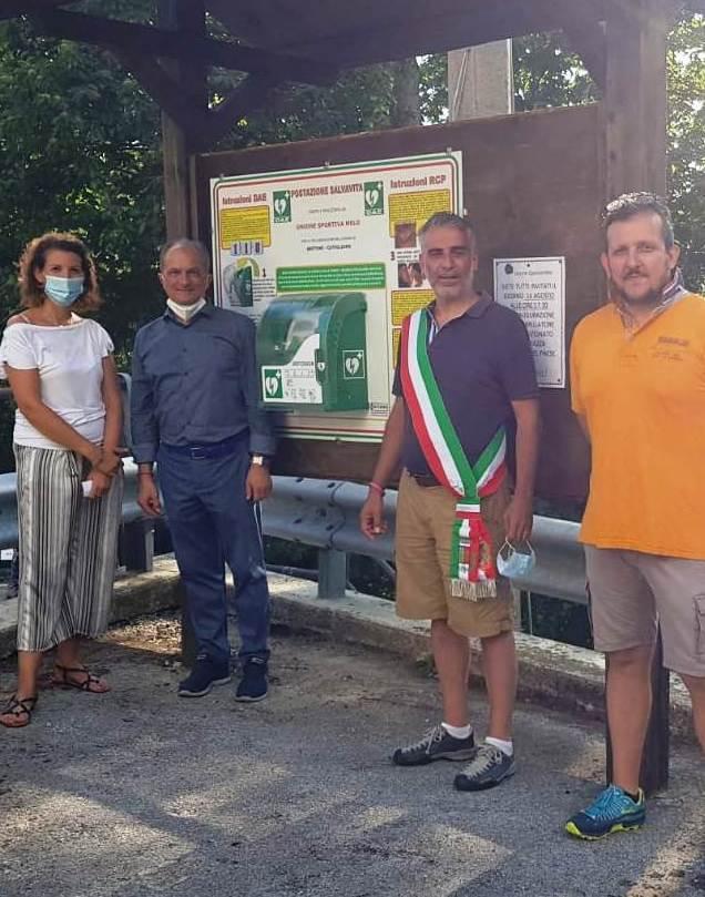 Installato defibrillatore al Melo: ora la frazione è cardio-protetta 