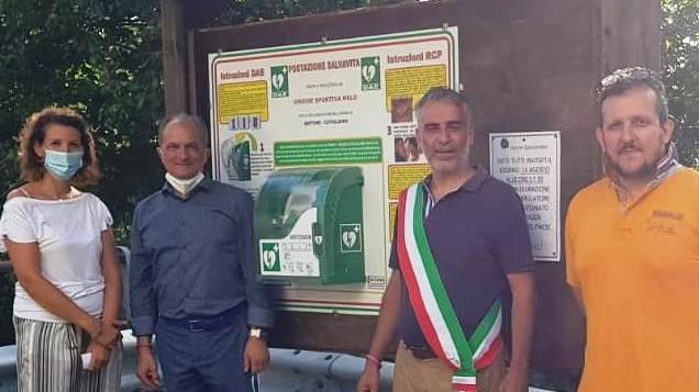 Installato defibrillatore al Melo: ora la frazione è cardio-protetta