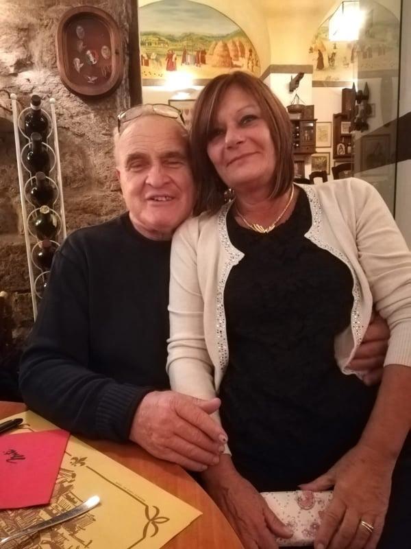 Lalla Neri con il compagno Giancarlo Menicalli