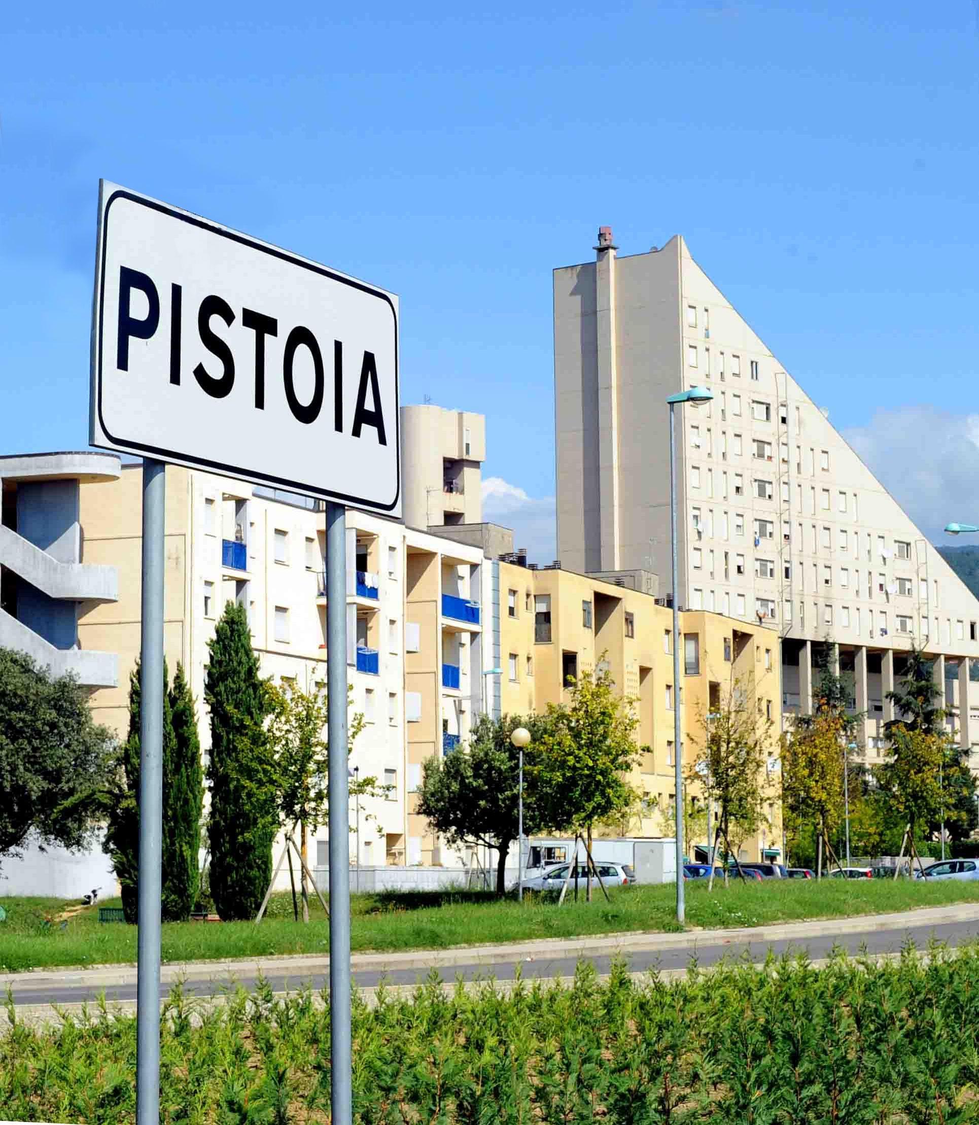 Uno scorcio del complesso di edilizia residenziale pubblica delle Fornaci