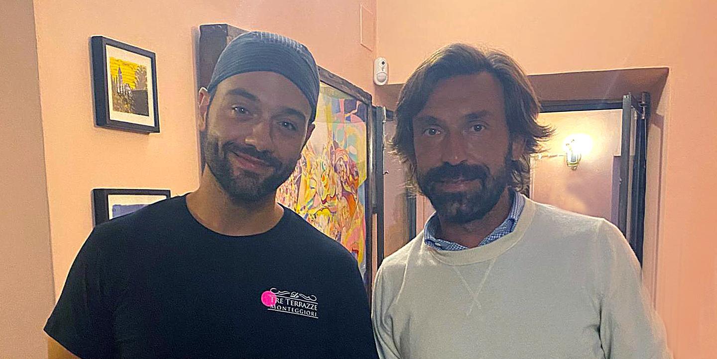 Pirlo ospite alle Tre Terrazze