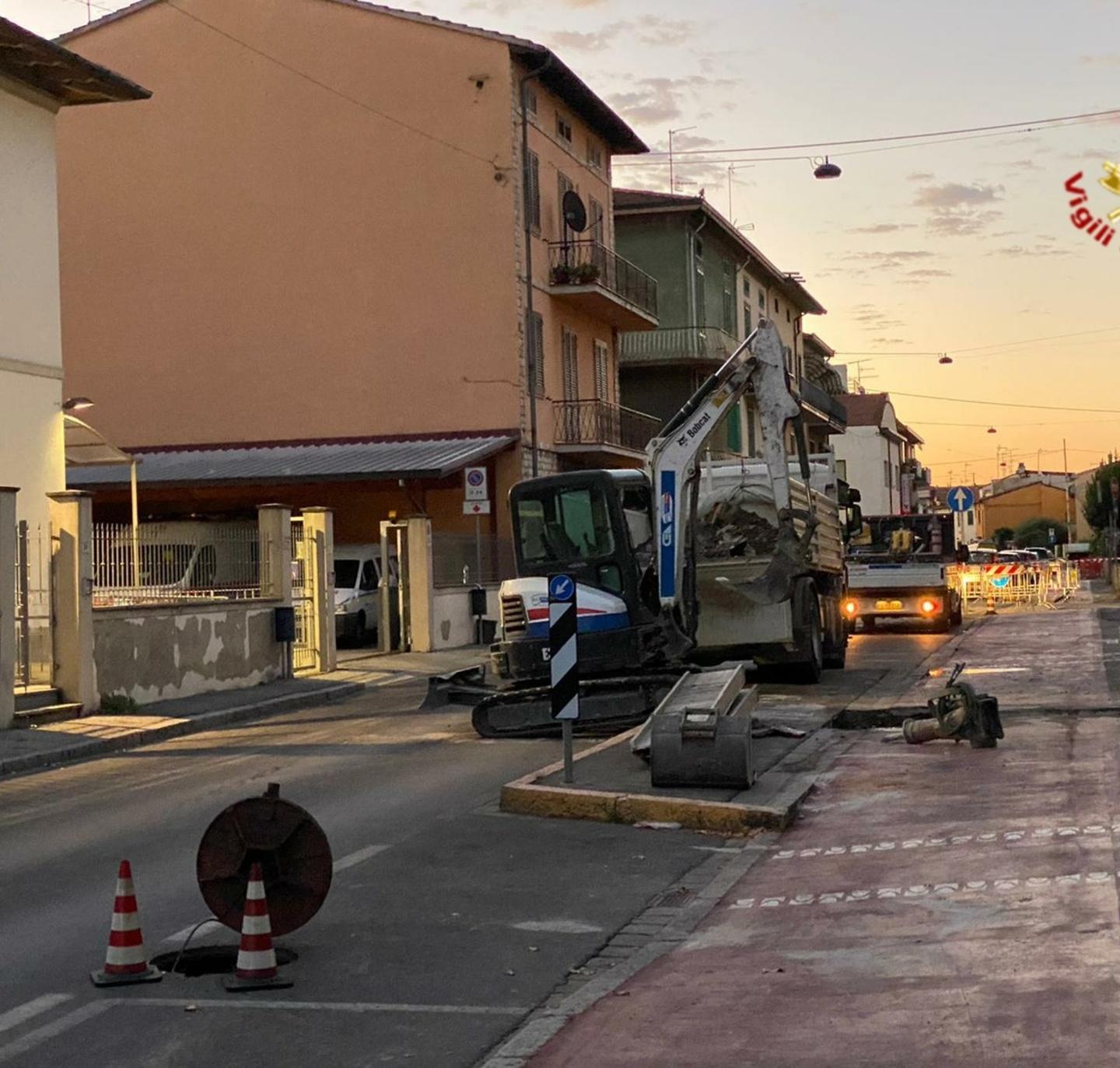 Fuga di gas alla Chiesanuova, rimosse le auto 