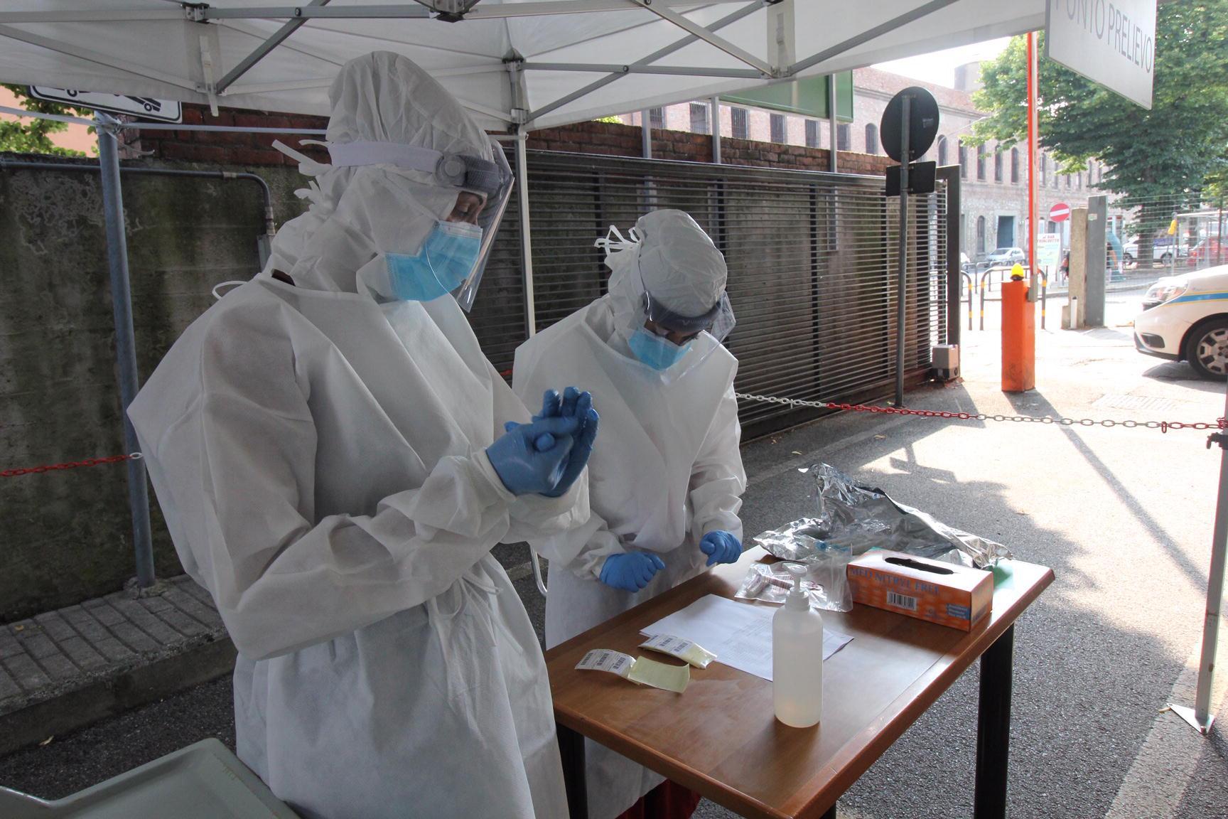 Il tampone verrà fatto davanti al Centro Giovannini
