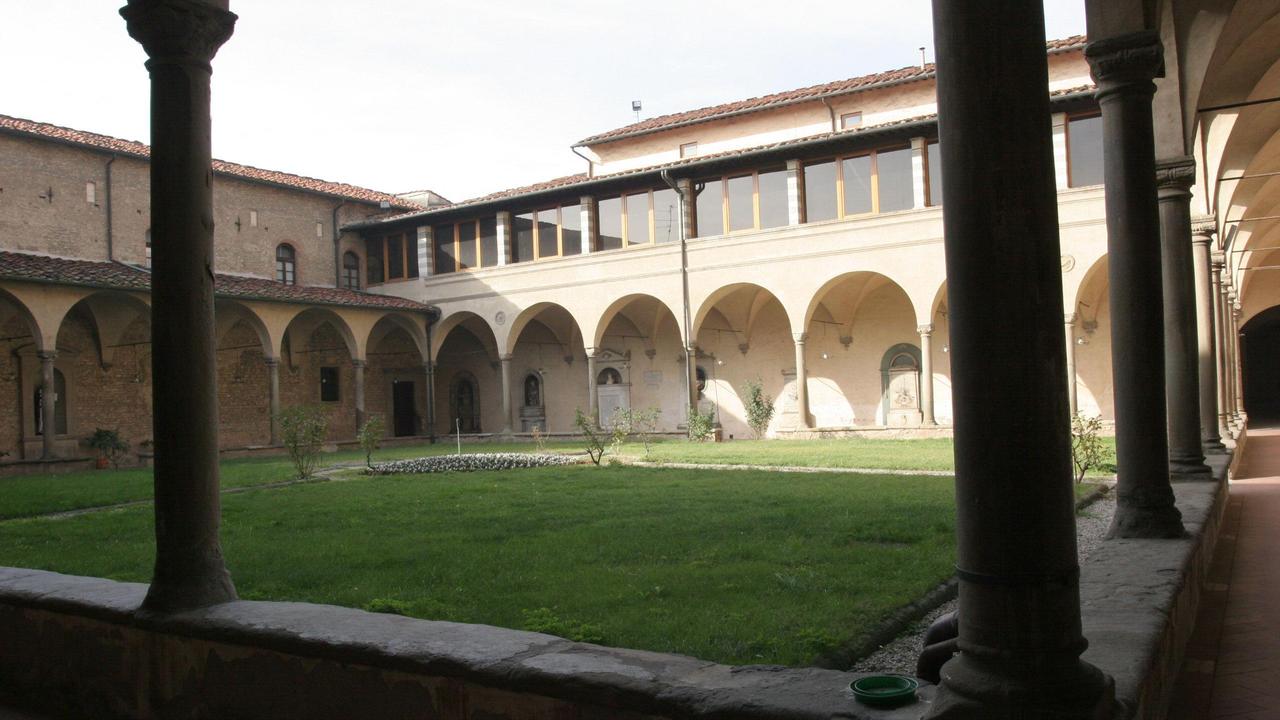 Il chiostro della chiesa di San Domenico
