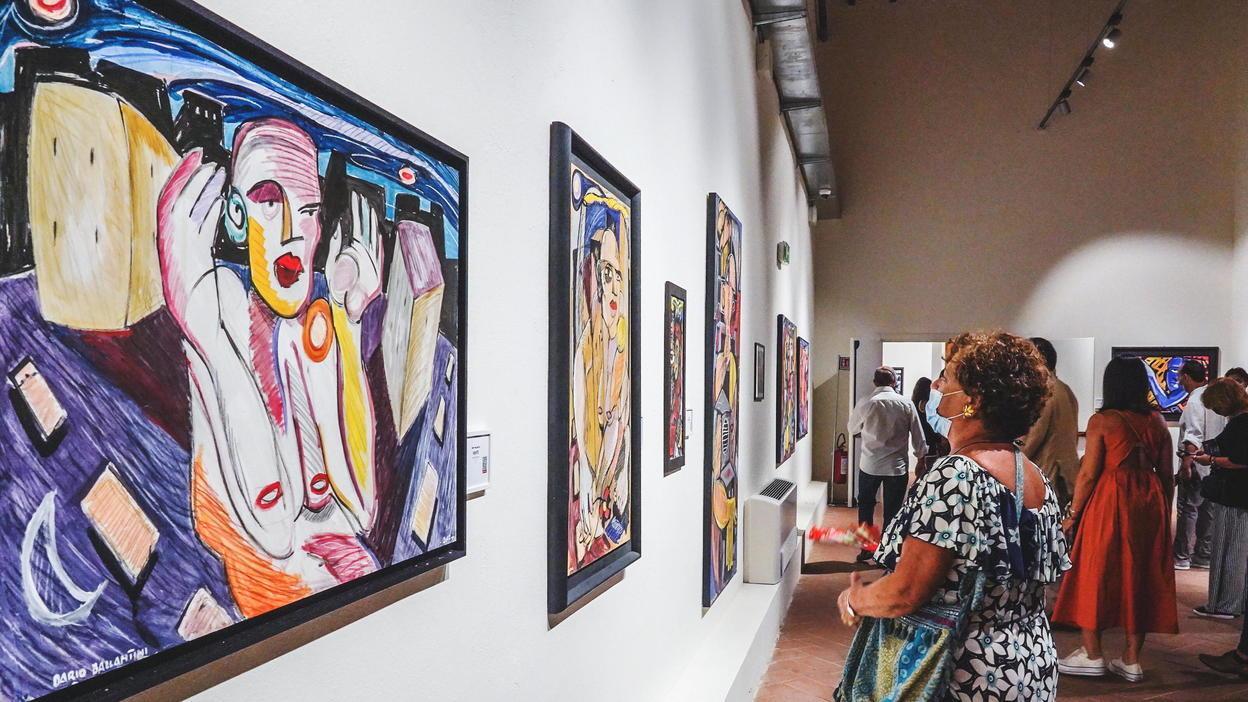 Inaugurata la mostra antologica di Ballantini