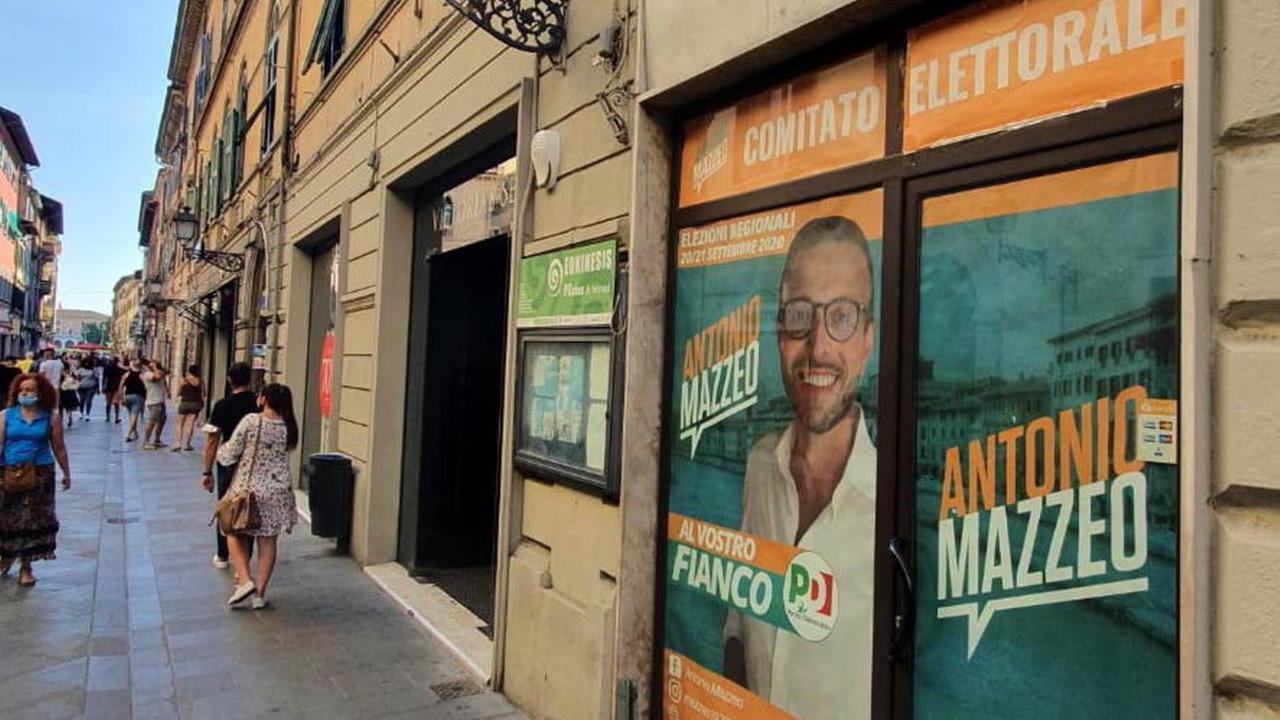 Mazzeo inaugura in Corso Italia il comitato elettorale