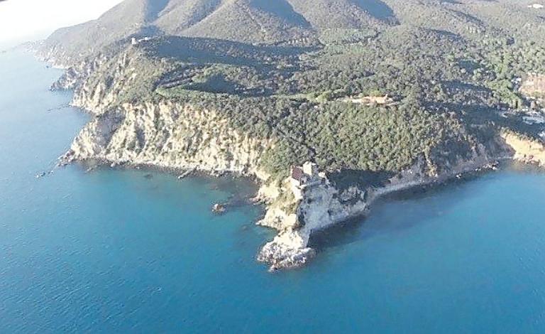 Il tratto tra Rocchette e Punta Ala dove passerà la ciclopista