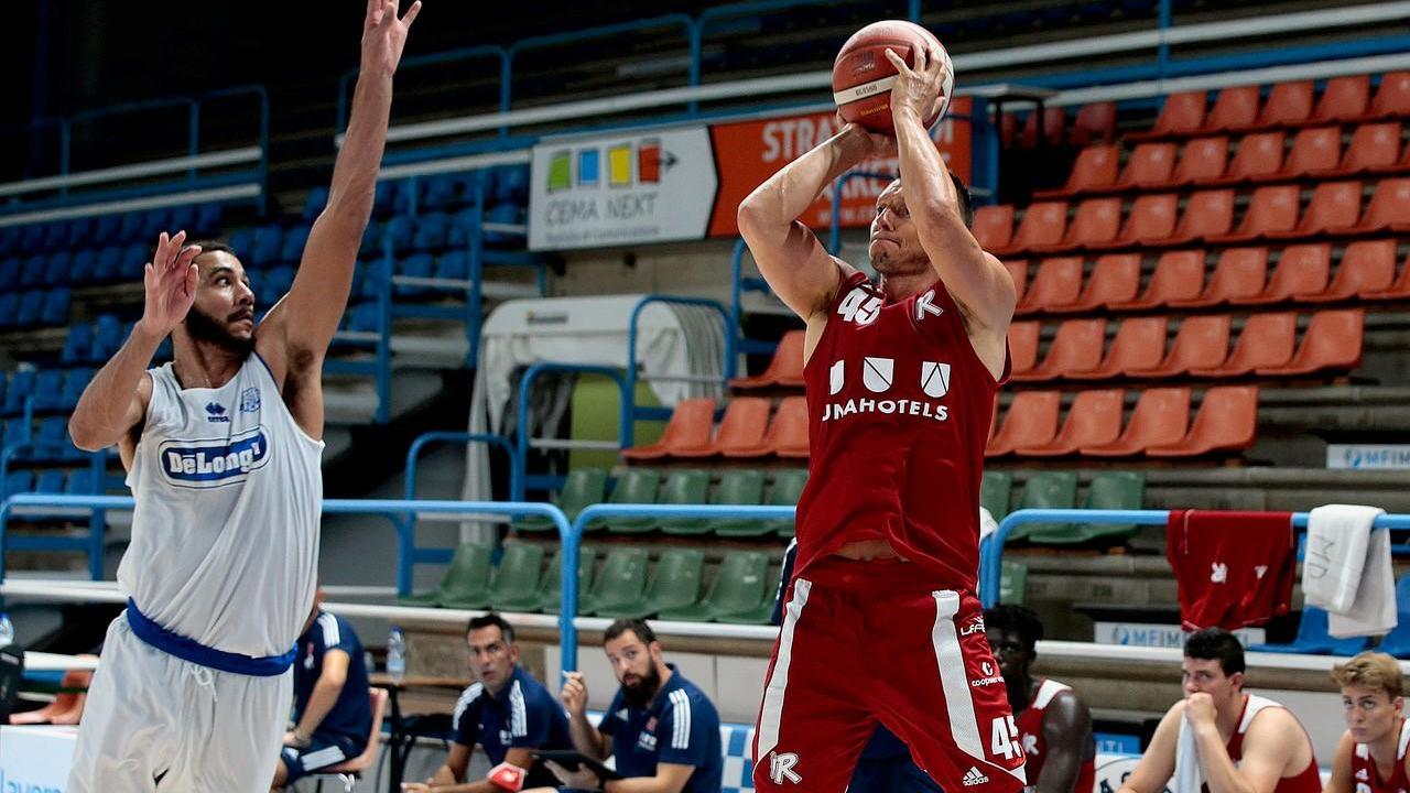 Blums al tiro nell'amichevole contro Treviso a Ferrara
