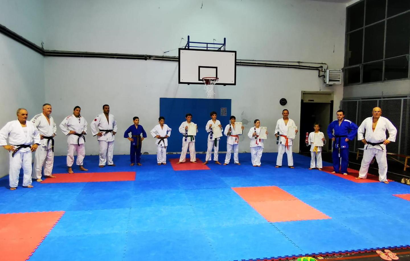 Passaggi di cinture dopo l’emergenza Covid allo Sport club Orbetello