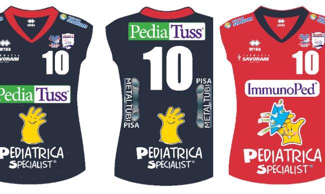 PediaTuss Casciavola, ecco le maglie ufficiali per la serie C femminile 