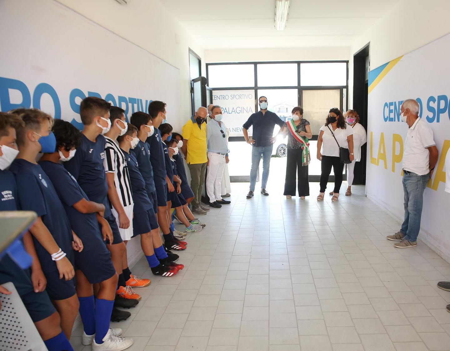 La Palagina inaugura due nuovi spogliatoi E la storia non finirà qui 